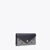 Tory Burch T Monogram Envelope Wallet In Blue