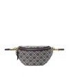 Tory Burch T Monogram Jacquard Belt Bag In Gray