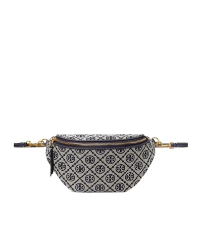 Tory Burch T Monogram Fanny Bag In Gray