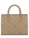 Tory Burch T Monogram Handbag In Neutrals