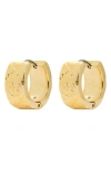 Tory Burch Monogrammed Earrings In Tory Gold