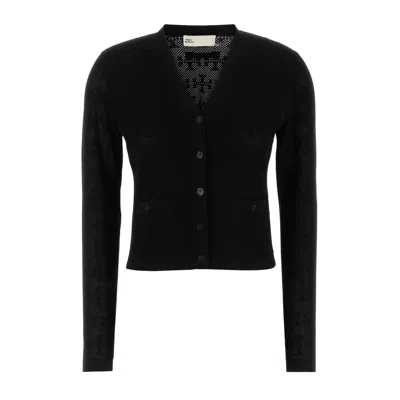 TORY BURCH TORY BURCH T MONOGRAM JACQUARD CARDIGAN