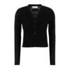 Tory Burch Black Viscose Blend Cardigan