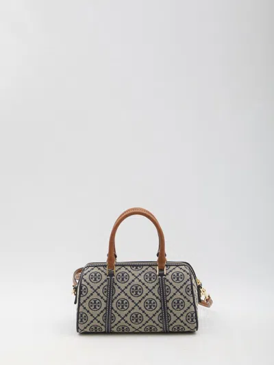 Tory Burch T Monogram Jacquard Mini Bag In Blue