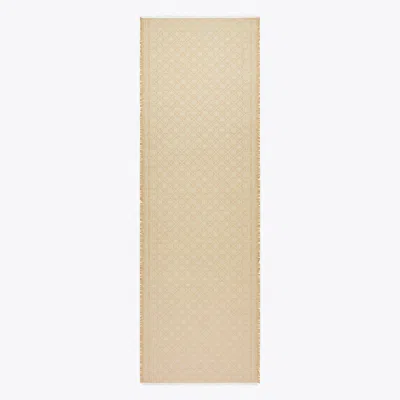 Tory Burch T Monogram Jacquard Oblong Scarf