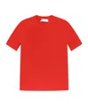 Tory Burch Monogram Short Sleeve T-shirt In Red