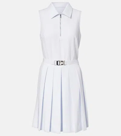 Tory Burch T Monogram Jacquard Tennis Dress In Blue