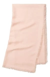 Tory Burch T-monogram Jacquard Wool & Silk Square Scarf In Pink Frost
