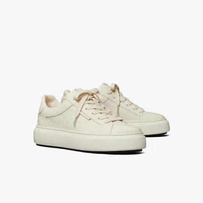 Tory Burch Ladybug Sneaker In Titanium White/lace