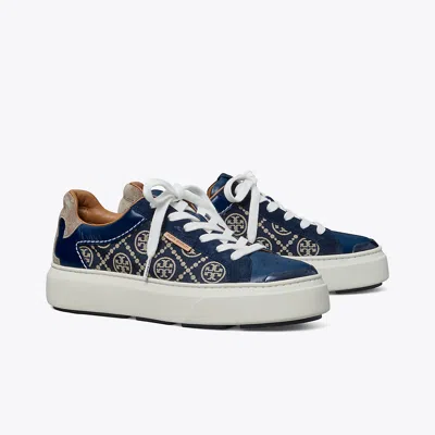 Tory Burch T Monogram Ladybug Sneaker In Navy