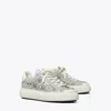 Tory Burch T Monogram Ladybug Sneaker In T Monogram Mercury/bay Gray/blanc