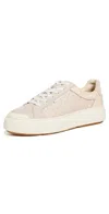 Tory Burch T Monogram Ladybug Sneakers Birch/new Cream/calcare In Birch/new Cream/calcare