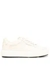 Tory Burch T Monogram Ladybug Sneakers In Nude