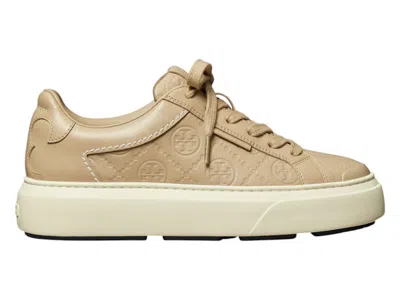 Pre-owned Tory Burch T Monogram Ladybug (women's) Sneakers In Fresh/clay