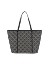 Tory Burch T Monogram Large Tote Bag In Beige