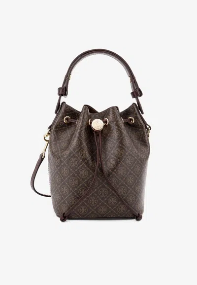 Tory Burch T-monogram Leather Bucket Bag