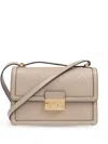 Tory Burch T Monogram Leather Shoulder Bag In 中性色