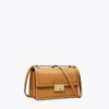 Tory Burch T Monogram Leather Shoulder Bag In Brown