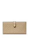 Tory Burch T-monogram Leather Wallet In Neutrals