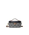 Tory Burch T Monogram Makeup Bag In Black