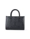 Tory Burch T Monogram Medium Tote Bag In Black