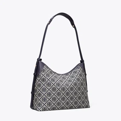 Tory Burch T Monogram Messenger In Blue