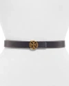 Tory Burch T Monogram Miller Belt In Tory Navy