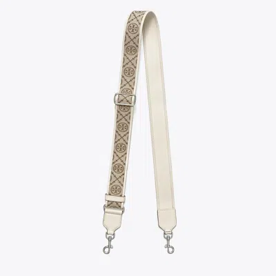 Tory Burch T Monogram Miller Strap In Brown