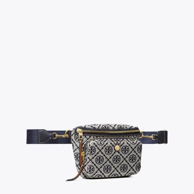 Tory Burch T Monogram Mini Belt Bag In Blue