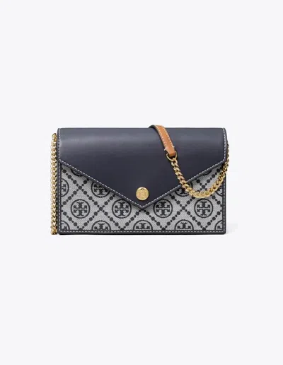 Tory Burch T Monogram Mini Envelope Chain Wallet