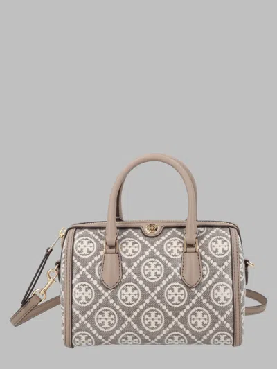 Tory Burch T Monogram Mini Satchel Shoulder Bag, 12 Cm X 18.5 Cm X 11.5 Cm In Dove