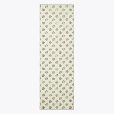 Tory Burch Medallion Logo Oblong Scarf