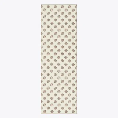 Tory Burch Medallion Logo Oblong Scarf