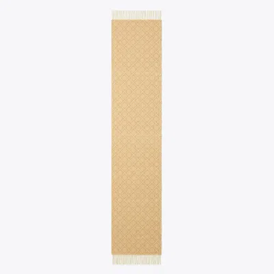 TORY BURCH T MONOGRAM OBLONG SCARF