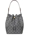 Tory Burch T Monogram Oversize Bucket Bag