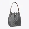 Tory Burch T Monogram Oversized Bucket Bag In Blue