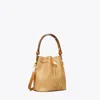 Tory Burch T Monogram Pebble Bucket Bag