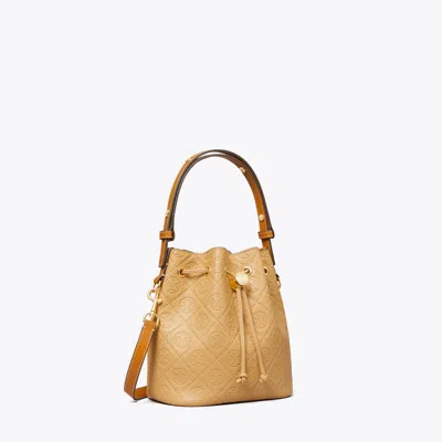 Tory Burch T Monogram Pebble Bucket Bag