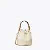 Tory Burch T Monogram Pebble Mini Bucket Bag