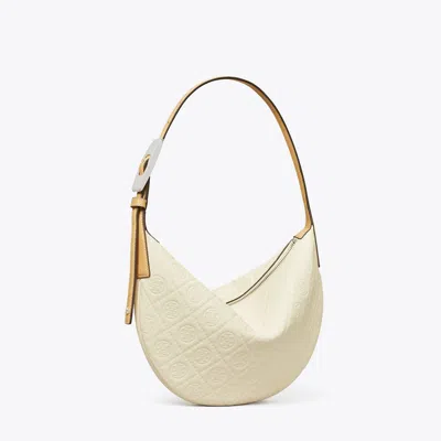 Tory Burch T Monogram Pebbled Small Balloon Bag