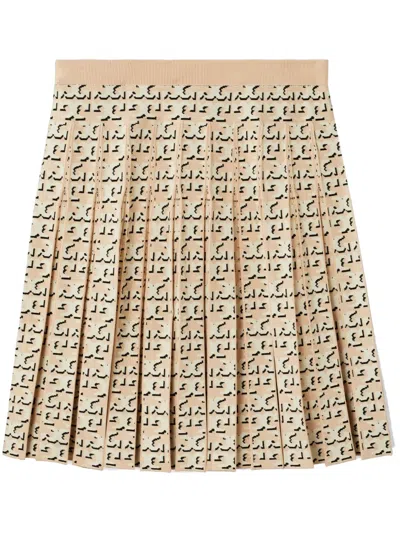 TORY BURCH T MONOGRAM PLEATED SKIRT