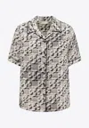 Tory Burch T Monogram Print Short-sleeved Shirt