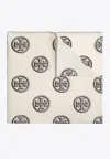 Tory Burch T Monogram Reversible Silk Neckerchief In White