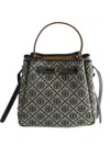 Tory Burch T-monogram Romy Bucket Bag In Blue