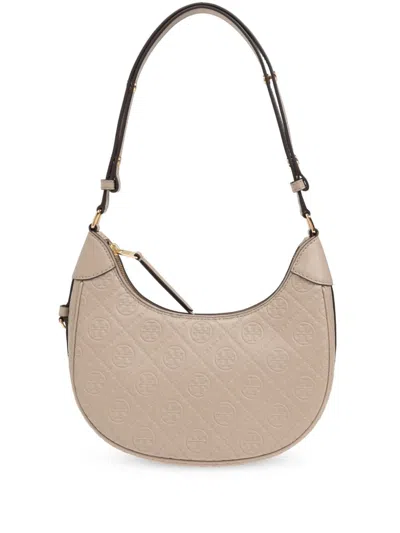 Tory Burch T Monogram Shoulder Bag In 中性色