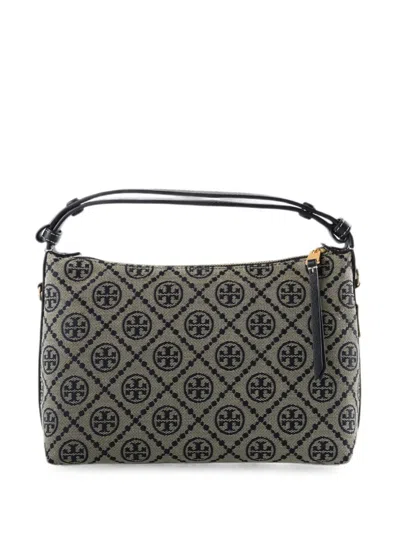 Tory Burch T Monogram Shoulder Bag In Black