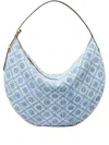Tory Burch T Monogram Shoulder Bag In Blue