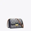 Tory Burch T Monogram Shoulder Bag In Blue