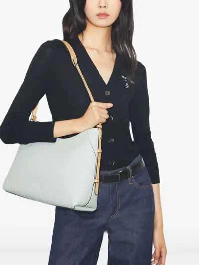 Tory Burch T-monogram Shoulder Bag In Green