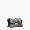 Tory Burch T Monogram Convertible Shoulder Bag In Tory Navy